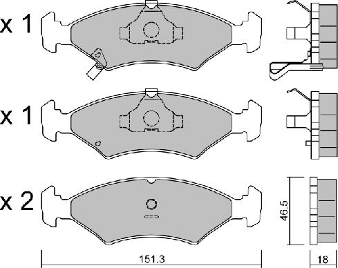 Aisin BPKI-1904 - Jarrupala, levyjarru inparts.fi