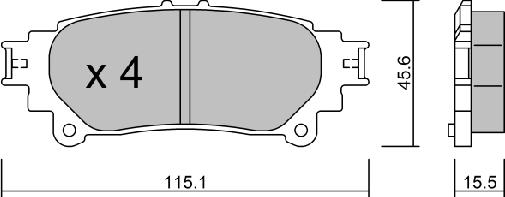 Aisin BPLX-2000 - Jarrupala, levyjarru inparts.fi