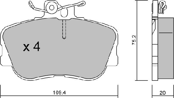 Aisin BPMB-1009 - Jarrupala, levyjarru inparts.fi