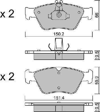 Aisin BPMB-1004 - Jarrupala, levyjarru inparts.fi