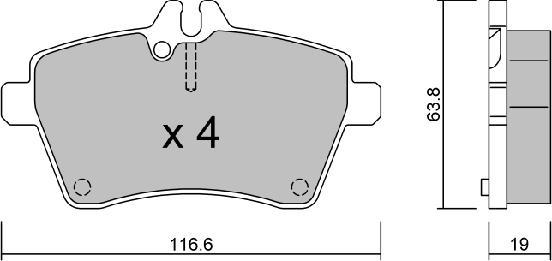 AISIN BPMB-1005 - Jarrupala, levyjarru inparts.fi