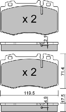 AISIN BPMB-1006 - Jarrupala, levyjarru inparts.fi