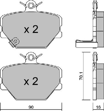 Aisin BPMB-1001 - Jarrupala, levyjarru inparts.fi