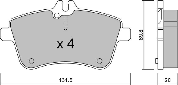 Aisin BPMB-1008 - Jarrupala, levyjarru inparts.fi