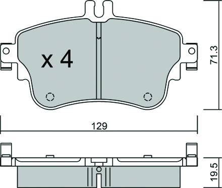 Aisin BPMB-1019 - Jarrupala, levyjarru inparts.fi