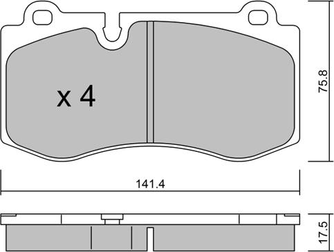 Aisin BPMB-1016 - Jarrupala, levyjarru inparts.fi