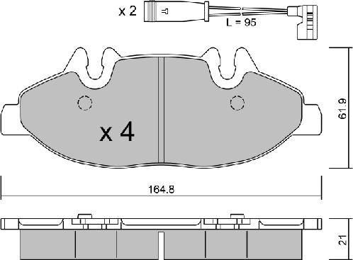 Aisin BPMB-1012 - Jarrupala, levyjarru inparts.fi