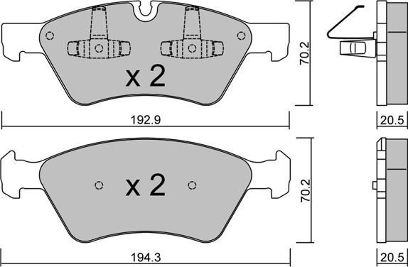 AISIN BPMB-1017 - Jarrupala, levyjarru inparts.fi