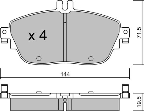 Aisin BPMB-1024 - Jarrupala, levyjarru inparts.fi