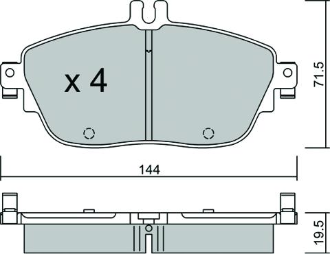 Aisin BPMB-1020 - Jarrupala, levyjarru inparts.fi