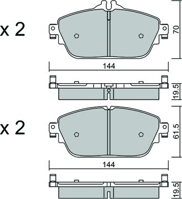 Aisin BPMB-1021 - Jarrupala, levyjarru inparts.fi