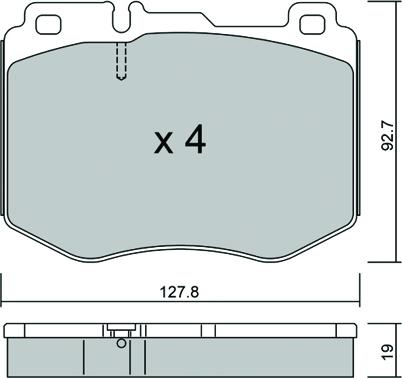 Aisin BPMB-1023 - Jarrupala, levyjarru inparts.fi