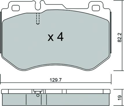 Aisin BPMB-1022 - Jarrupala, levyjarru inparts.fi