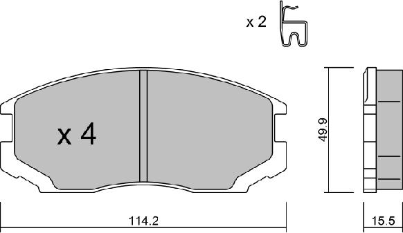 AISIN BPMI-1904 - Jarrupala, levyjarru inparts.fi