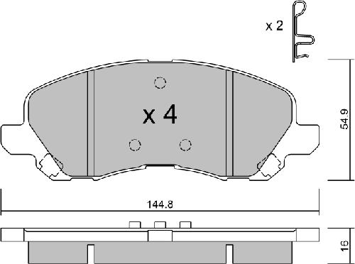 Aisin BPMI-1001 - Jarrupala, levyjarru inparts.fi