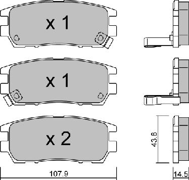 Aisin BPMI-2900 - Jarrupala, levyjarru inparts.fi