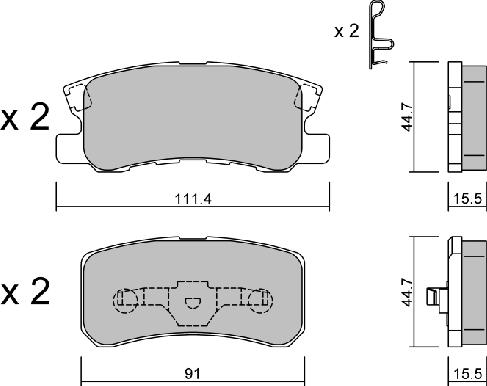 Aisin BPMI-2901 - Jarrupala, levyjarru inparts.fi