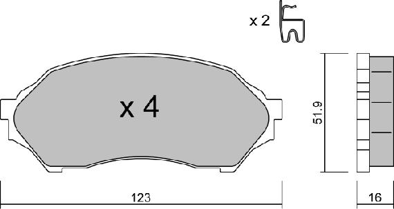 Aisin BPMZ-1909 - Jarrupala, levyjarru inparts.fi