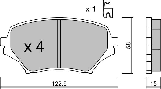 Aisin BPMZ-1004 - Jarrupala, levyjarru inparts.fi