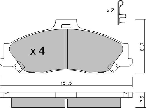 Aisin BPMZ-1006 - Jarrupala, levyjarru inparts.fi