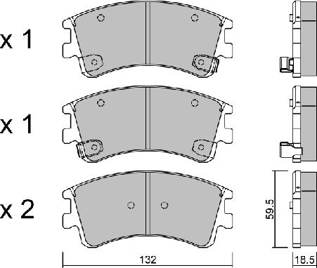 Aisin BPMZ-1001 - Jarrupala, levyjarru inparts.fi