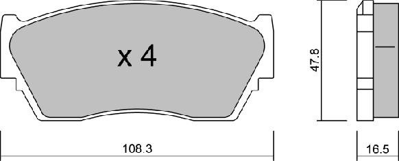 Aisin BPNI-1902 - Jarrupala, levyjarru inparts.fi