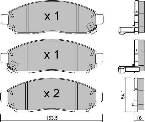 Aisin BPNI-1007 - Jarrupala, levyjarru inparts.fi