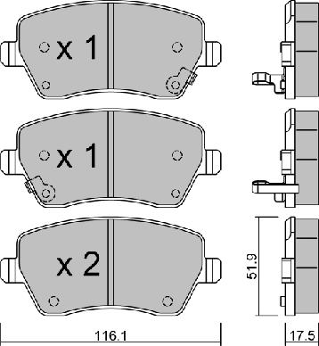 Aisin BPNI-1014 - Jarrupala, levyjarru inparts.fi