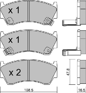 Aisin BPNI-1012 - Jarrupala, levyjarru inparts.fi