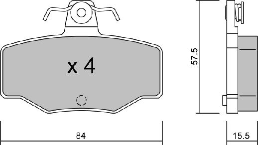 Aisin BPNI-2901 - Jarrupala, levyjarru inparts.fi