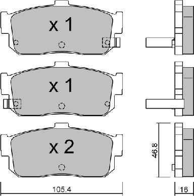 Aisin BPNI-2902 - Jarrupala, levyjarru inparts.fi