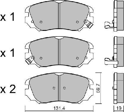 AISIN BPOP-1010 - Jarrupala, levyjarru inparts.fi