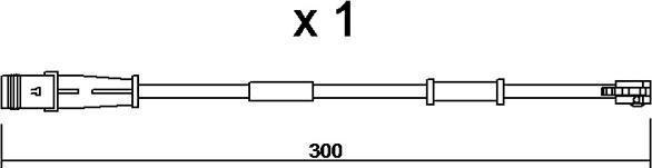 Aisin BPOPK-9320 - Kulumisenilmaisin, jarrupala inparts.fi