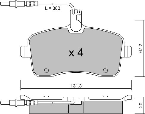 Aisin BPPE-1009 - Jarrupala, levyjarru inparts.fi