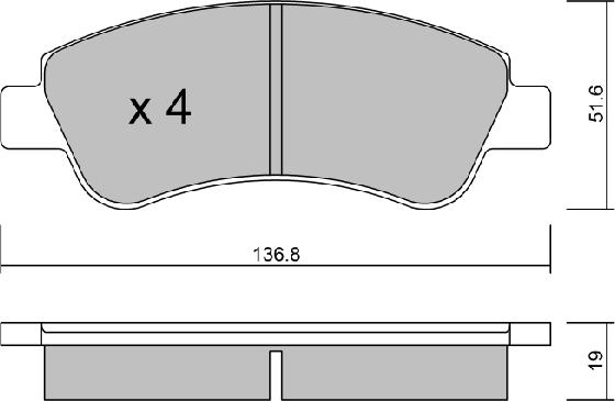 Aisin BPPE-1005 - Jarrupala, levyjarru inparts.fi