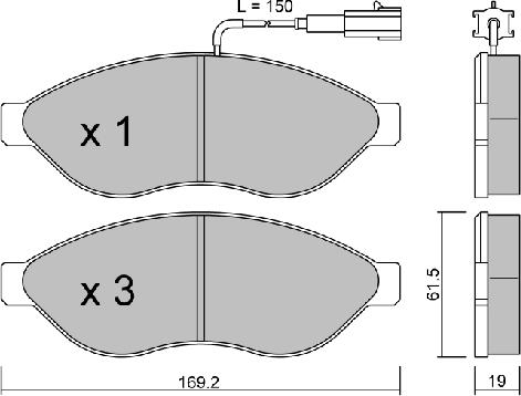 Aisin BPPE-1002 - Jarrupala, levyjarru inparts.fi