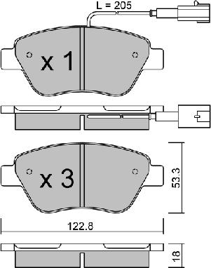 Aisin BPPE-1007 - Jarrupala, levyjarru inparts.fi