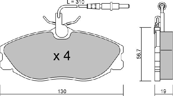 AISIN BPPE-1018 - Jarrupala, levyjarru inparts.fi