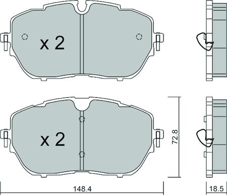 Aisin BPPE-1025 - Jarrupala, levyjarru inparts.fi