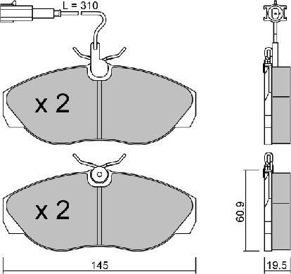 Aisin BPPE-1021 - Jarrupala, levyjarru inparts.fi