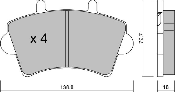 Aisin BPRE-1005 - Jarrupala, levyjarru inparts.fi