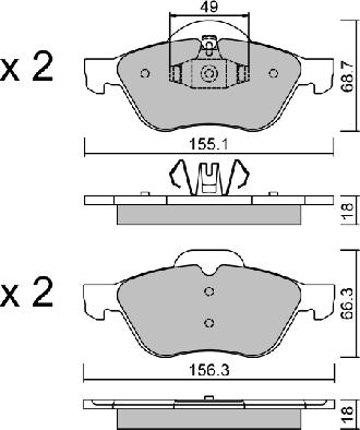 AISIN BPRE-1016 - Jarrupala, levyjarru inparts.fi