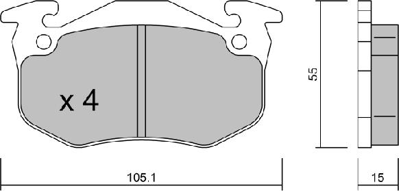 AISIN BPRE-1017 - Jarrupala, levyjarru inparts.fi