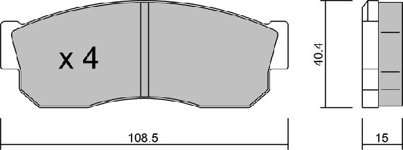 Aisin BPSB-1901 - Jarrupala, levyjarru inparts.fi