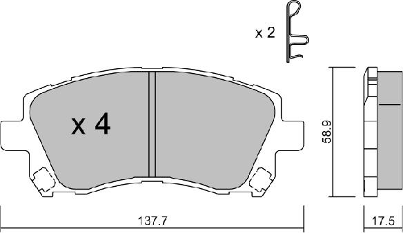 AISIN BPSB-1902 - Jarrupala, levyjarru inparts.fi