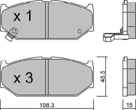 AISIN BPSZ-1000 - Jarrupala, levyjarru inparts.fi