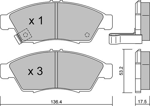 AISIN BPSZ-1003 - Jarrupala, levyjarru inparts.fi