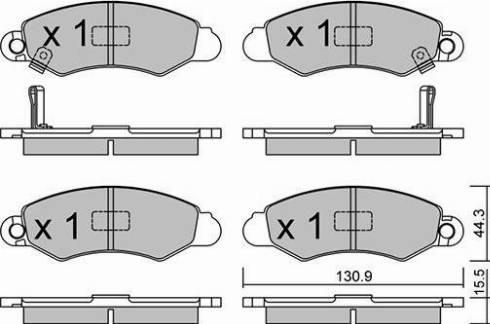 Aisin BPSZ-1002 - Jarrupala, levyjarru inparts.fi