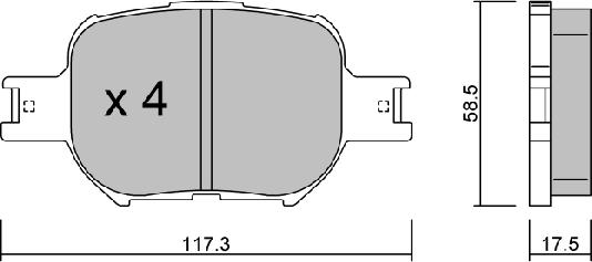 AISIN BPTO-1930 - Jarrupala, levyjarru inparts.fi