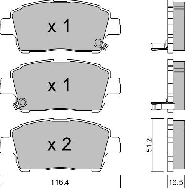 AISIN BPTO-1004 - Jarrupala, levyjarru inparts.fi